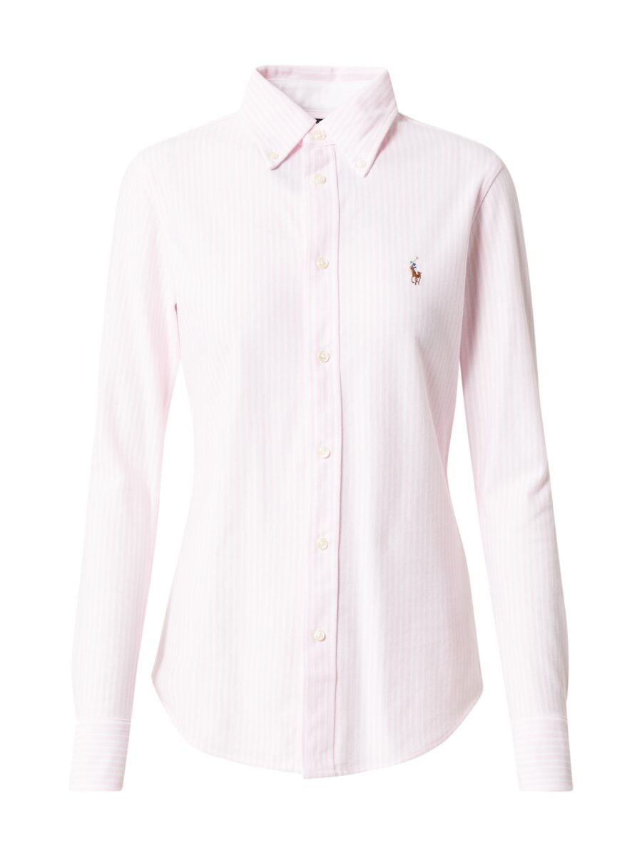 Polo Ralph Lauren Blúz  rózsaszín / fehér-hu