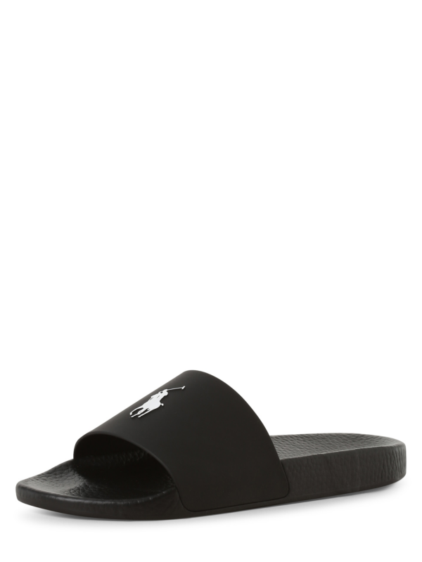 Polo Ralph Lauren Papucs 'Polo Slide'  fekete / fehér-Hungary
