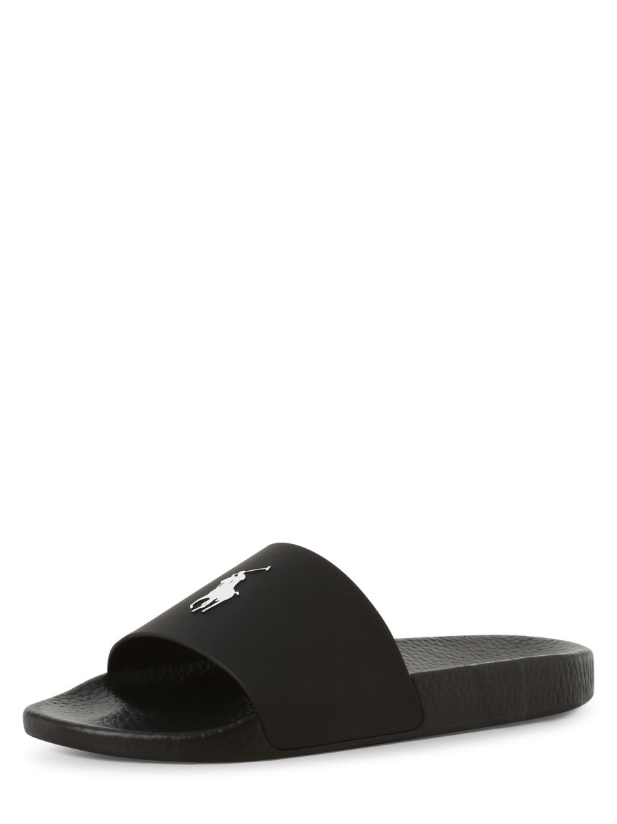 Polo Ralph Lauren Papucs 'Polo Slide'  fekete / fehér-Hungary