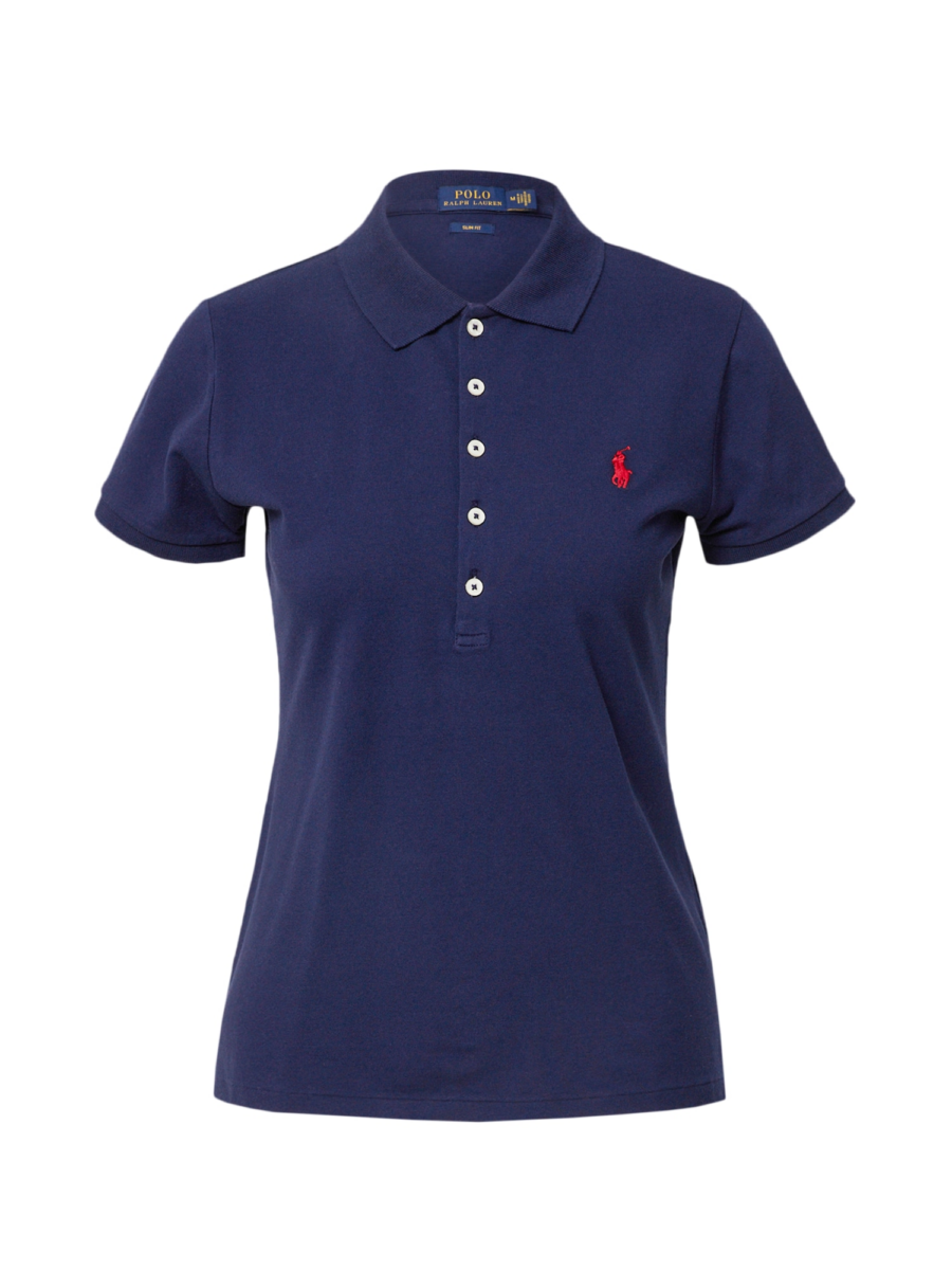 Polo Ralph Lauren Póló 'Julie'  tengerészkék / piros-Hungary