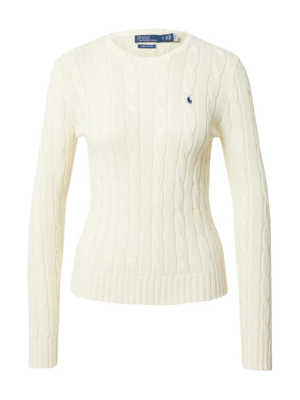 Polo Ralph Lauren Pulóver 'Julianna'  krém / tengerészkék-Hungary