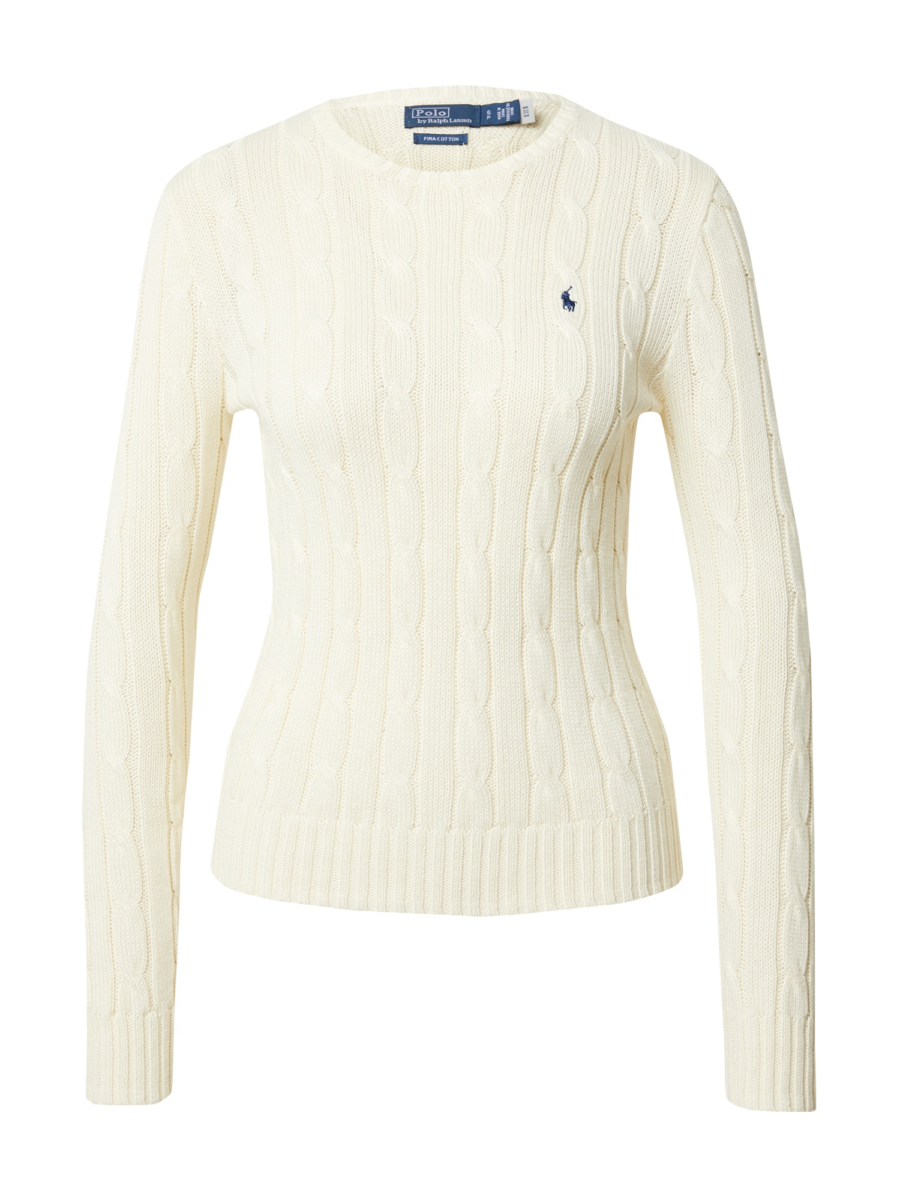Polo Ralph Lauren Pulóver 'Julianna'  krém / tengerészkék-Hungary