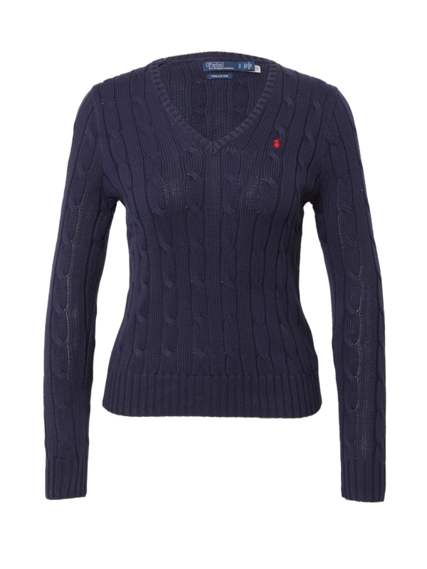 Polo Ralph Lauren Pulóver 'KIMBERLY'  tengerészkék / piros-Hungary