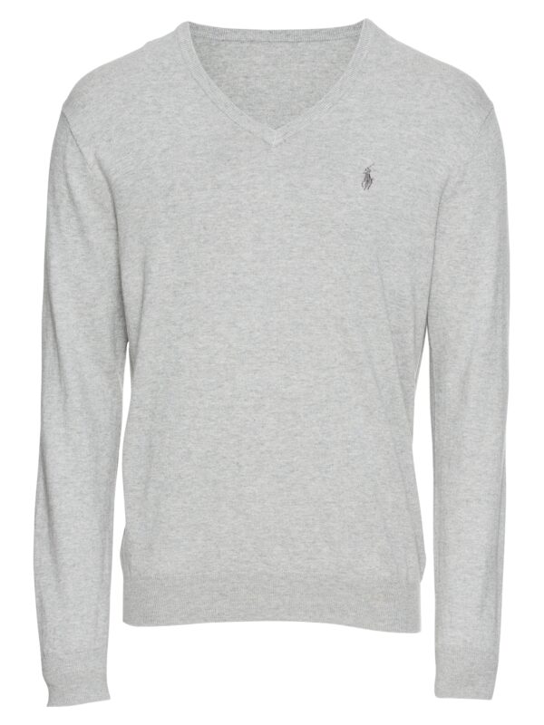 Polo Ralph Lauren Pulóver 'LS SF VN PP-LONG SLEEVE-SWEATER'  szürke