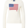 Polo Ralph Lauren Pulóver  ekrü / tengerészkék / cseresznyepiros-Ár