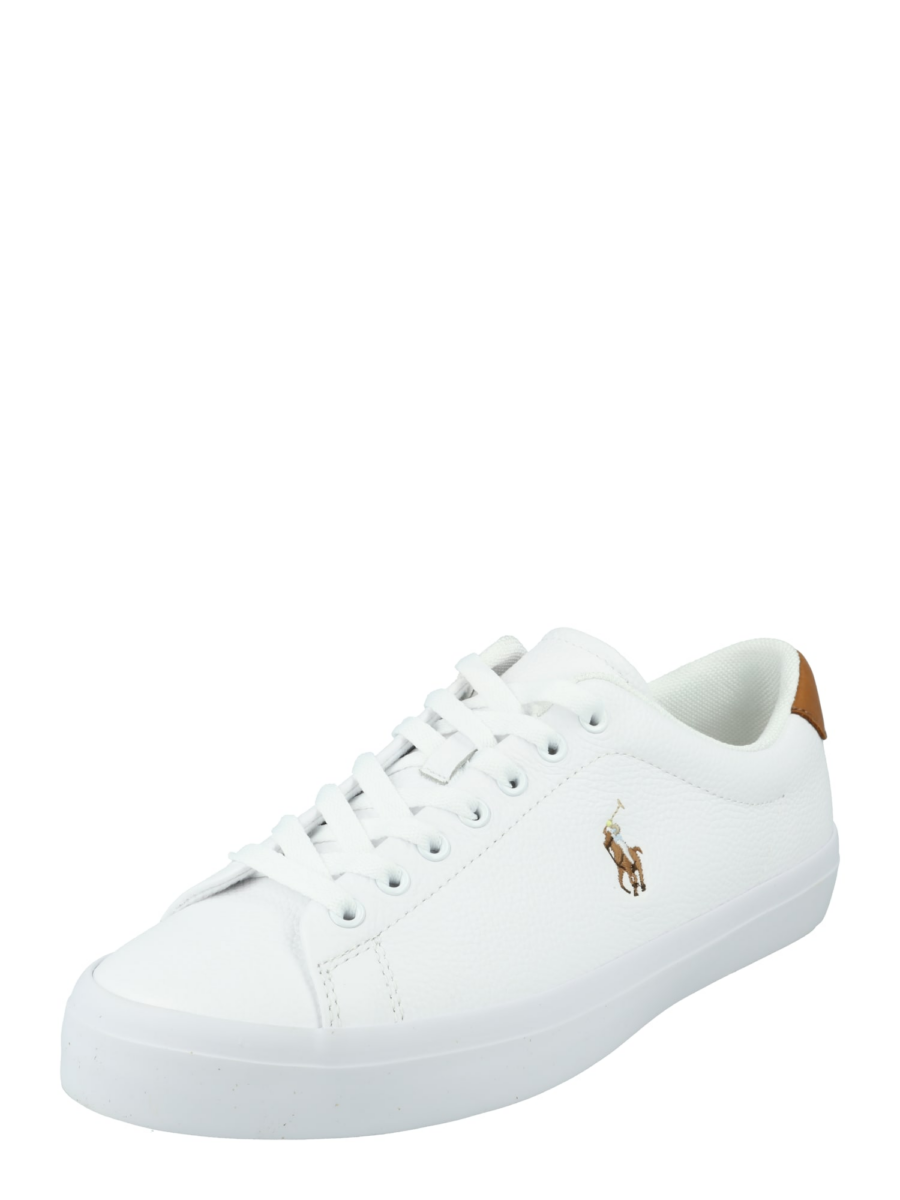 Polo Ralph Lauren Rövid szárú sportcipők 'LONGWOOD'  barna / fehér-Hungary