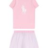 Polo Ralph Lauren Szettek  rózsaszín / fehér-Ár