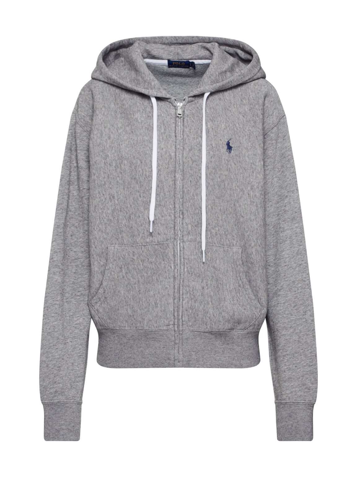 Polo Ralph Lauren Tréning dzseki 'LS ZIP HD-LONG SLEEVE-KNIT'  szürke