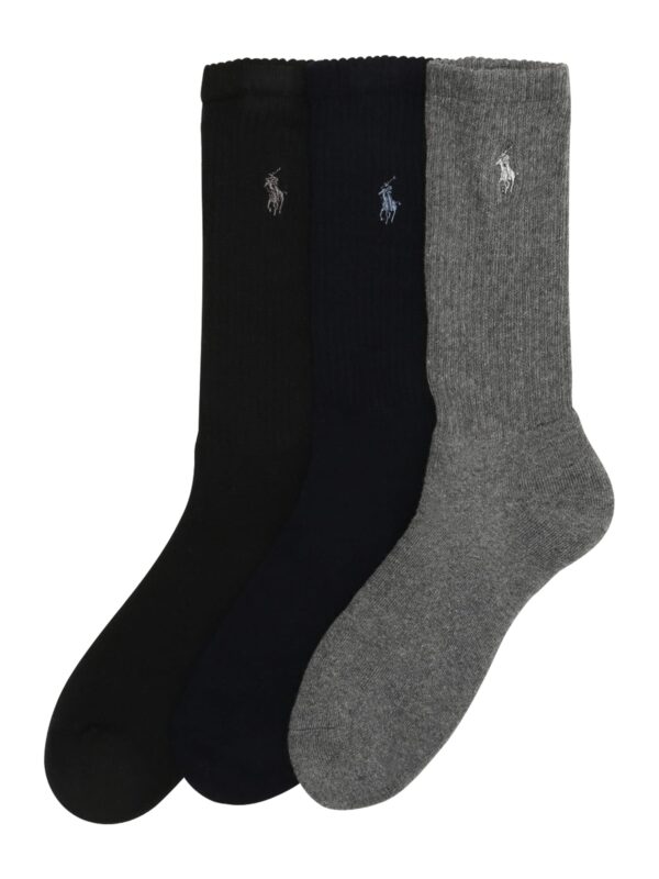 Polo Ralph Lauren Zokni 'CREW W/PP-CREW-3 PACK'  kék / szürke / fekete