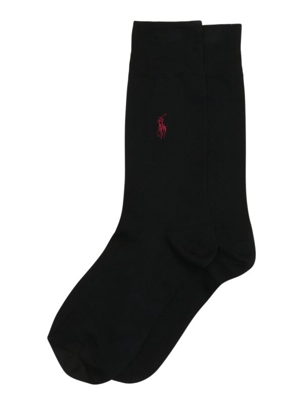 Polo Ralph Lauren Zokni 'SIZED FLAT-CREW-2 PACK'  fekete