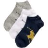 Polo Ralph Lauren Zokni  szürke melír / fekete / fehér