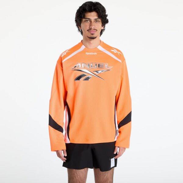 Póló Reebok Anuel Motto Long Sleeve Tee Orange S-alacsony-ár