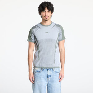 Póló Reebok Lab Tech Tee Chalk/ Breakaway Green S-alacsony-ár