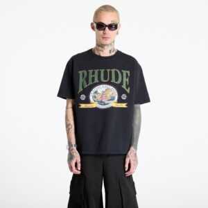 Póló Rhude Monaco Regatta Tee Vintage Black XL-alacsony-ár
