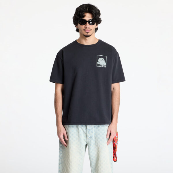 Póló Rhude Moonlight Badge Tee Vintage Black S-alacsony-ár