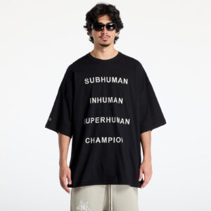 Póló Rick Owens DRKSHDW x Champion Tommy Tee Black S-alacsony-ár