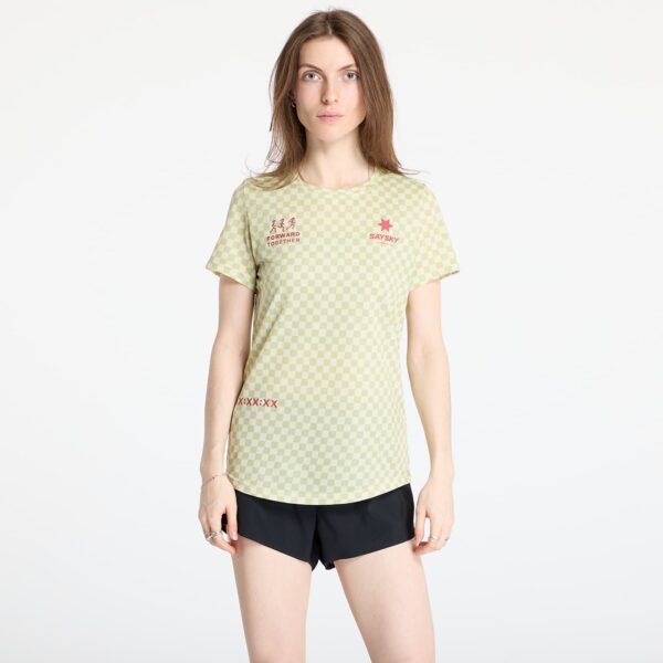 Póló SAYSKY Checker Combat T-Shirt Green Aop XS-alacsony-ár
