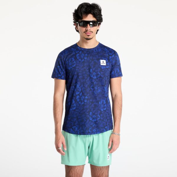 Póló SAYSKY Flower Combat T-Shirt Blue AOP S-alacsony-ár