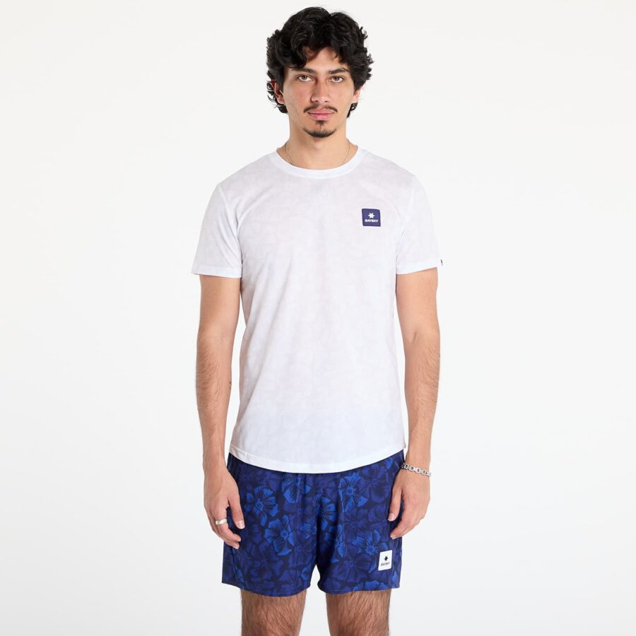 Póló SAYSKY Flower Combat T-Shirt White AOP S-alacsony-ár