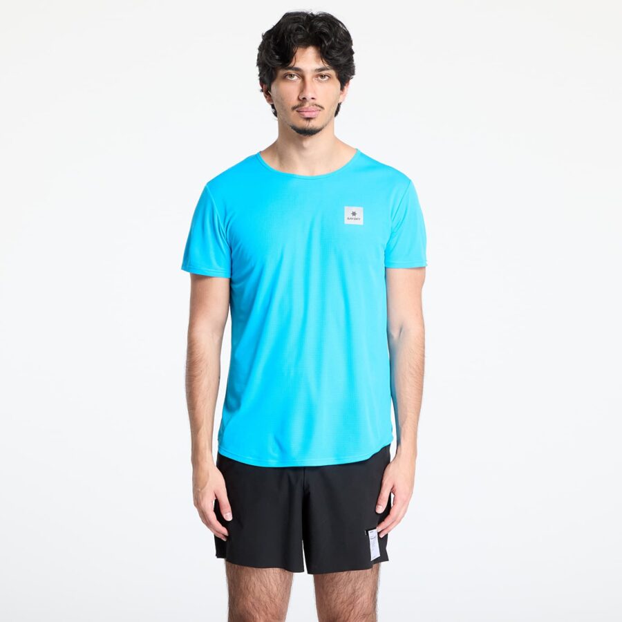 Póló SAYSKY Reactive Flow T-Shirt Blue AOP S-alacsony-ár
