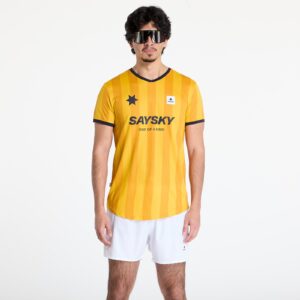 Póló SAYSKY Stripe Combat T-Shirt Yellow Aop S-alacsony-ár