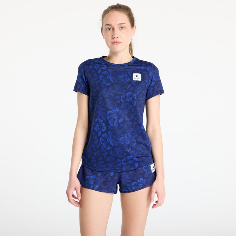 Póló SAYSKY W Flower Combat T-Shirt Blue AOP XS-alacsony-ár