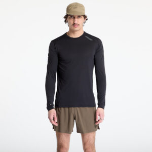 Póló SOAR Running Men's Longsleeve Tech Tee Black S-alacsony-ár
