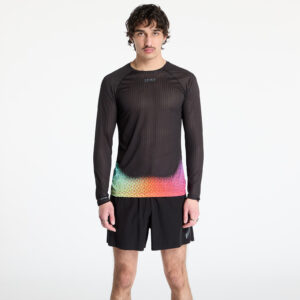Póló SOAR Running Men's Race Base Layer T-Shirt Black/Rainbow Dot L-alacsony-ár