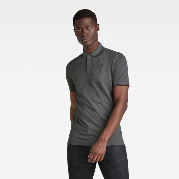 Polo Shirt - G-star RAW Dunda Slim Stripe Polo Shirt Ss Green Polo Shirt - G-star RAW Dunda Slim Stripe Polo Shirt Ss Green