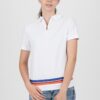 Polo Shirt - TOMMY HILFIGER CHRISTINE STR PQ POLO SS white