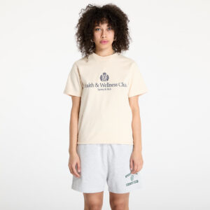 Póló Sporty & Rich H&W Crest T-Shirt Cream S-alacsony-ár