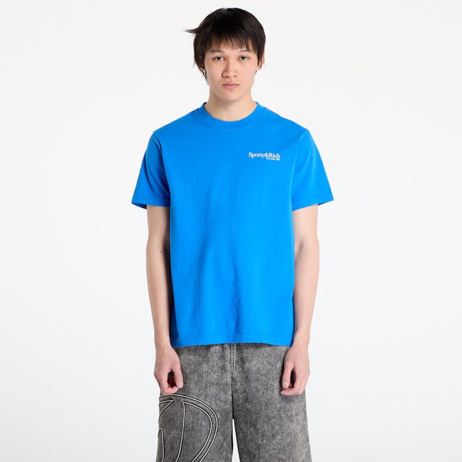 Póló Sporty & Rich Health is Wealth T-Shirt Paris Blue M-alacsony-ár