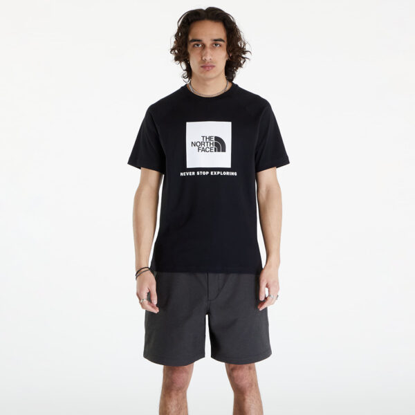 Póló The North Face S/S Raglan Redbox Tee TNF Black L-alacsony-ár
