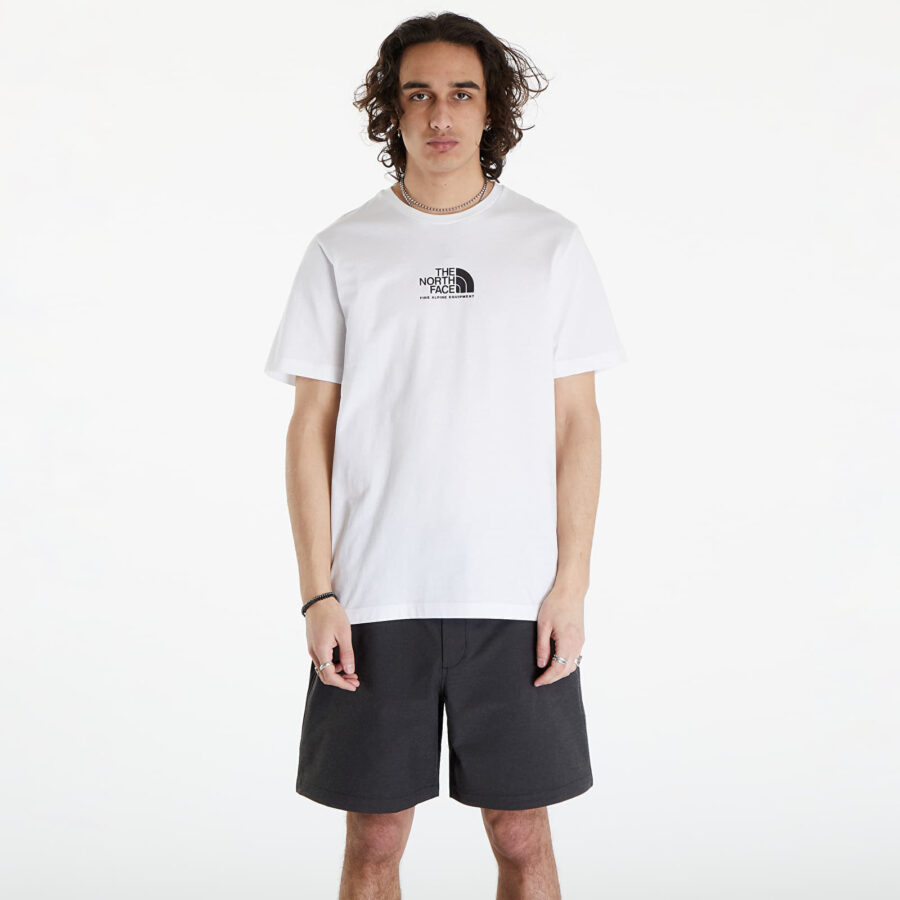 Póló The North Face Short Sleeve Fine Alp Equipment Tee TNF White S-alacsony-ár