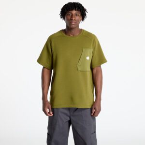 Póló The North Face Terry Relaxed Tee Forest Olive L-alacsony-ár