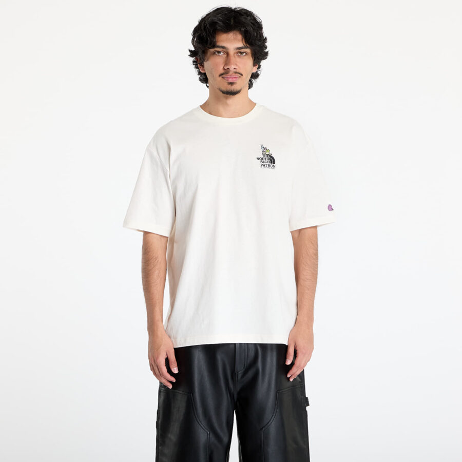 Póló The North Face UNISEX Ss Clean Trails Oversized Tee White Dune S-alacsony-ár