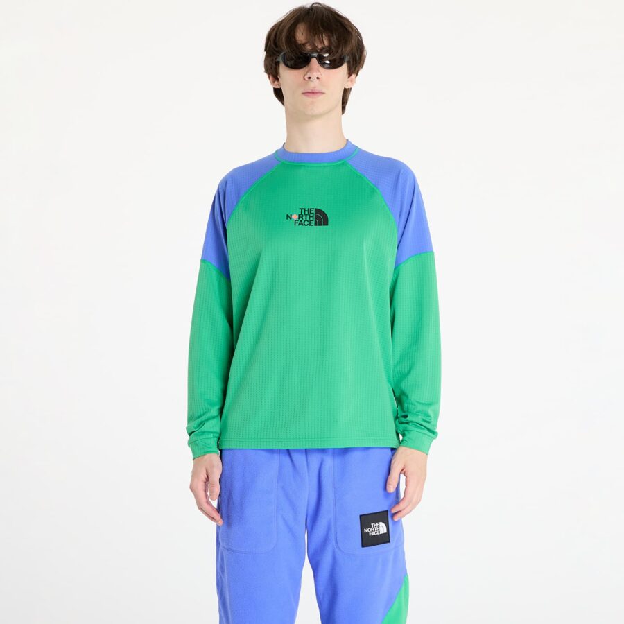 Póló The North Face x Yinka Ilori Long Sleeve Tech Tee Optic Emerald L-alacsony-ár
