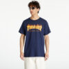 Póló Thrasher Flame Logo T-Shirt Navy Blue S-alacsony-ár