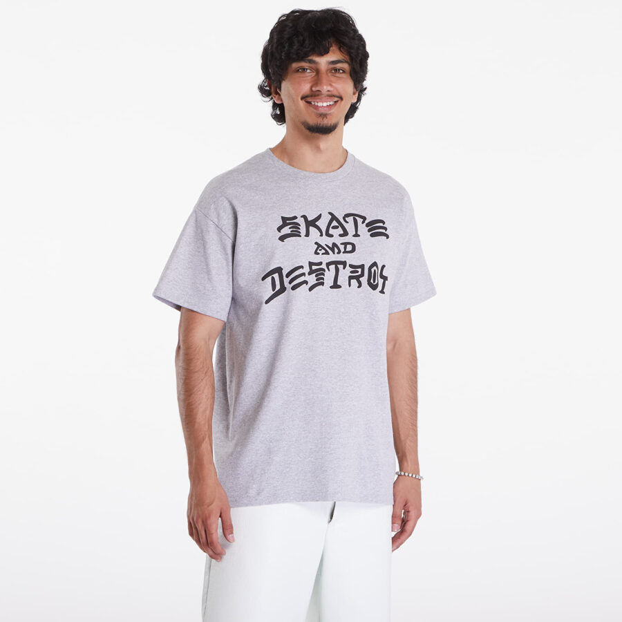 Póló Thrasher Skate And Destroy T-Shirt Grey S-alacsony-ár
