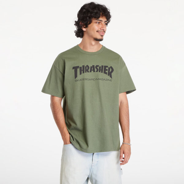 Póló Thrasher Skate Mag T-Shirt Army Green M-alacsony-ár
