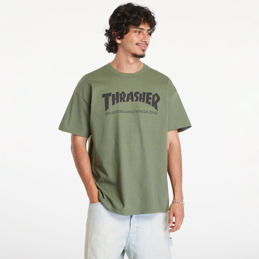 Póló Thrasher Skate Mag T-Shirt Army Green M-alacsony-ár