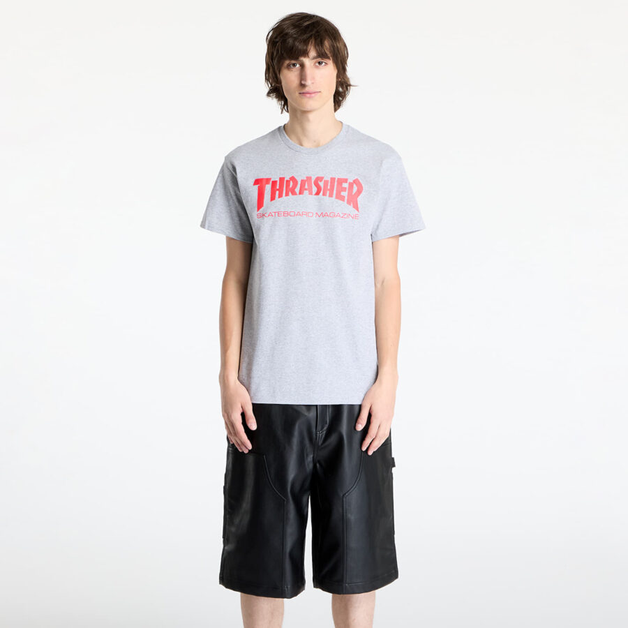 Póló Thrasher Skate Mag T-Shirt Gray/ Red S-alacsony-ár