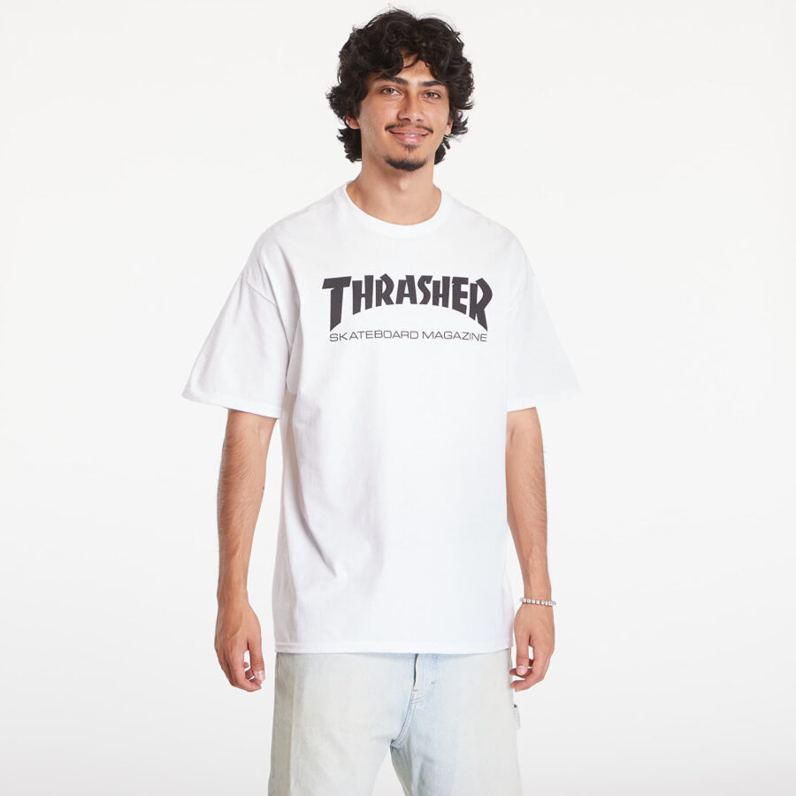 Póló Thrasher Skate Mag T-Shirt White S-alacsony-ár