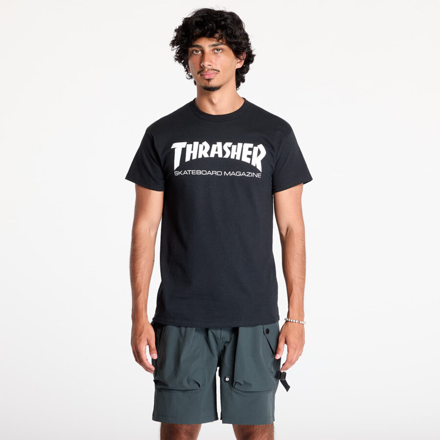 Póló Thrasher Skate Magazine T-Shirt Black S-alacsony-ár
