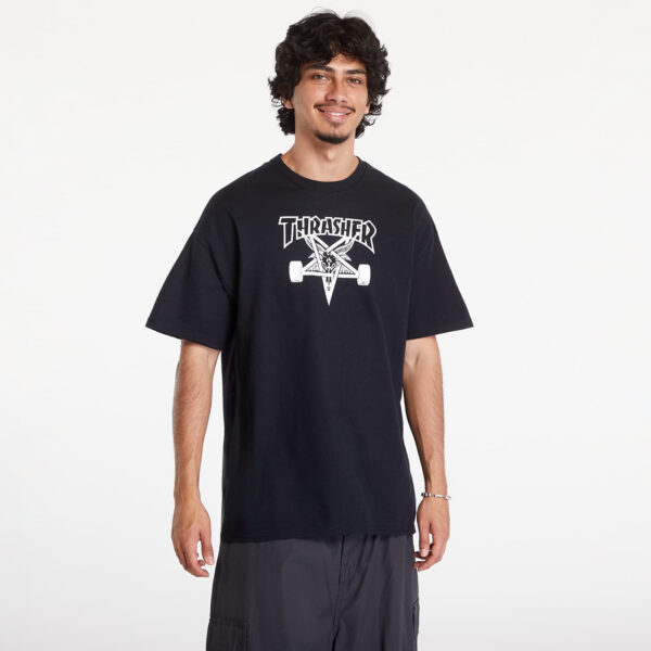 Póló Thrasher Skategoat T-Shirt Black S-alacsony-ár