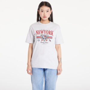Póló Tommy Jeans Prep Explorer Relaxed Fit T-Shirt Silver Grey Heather XS-alacsony-ár