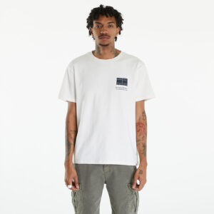 Póló Tommy Jeans Printed Flag Logo T-Shirt Ancient White S-alacsony-ár