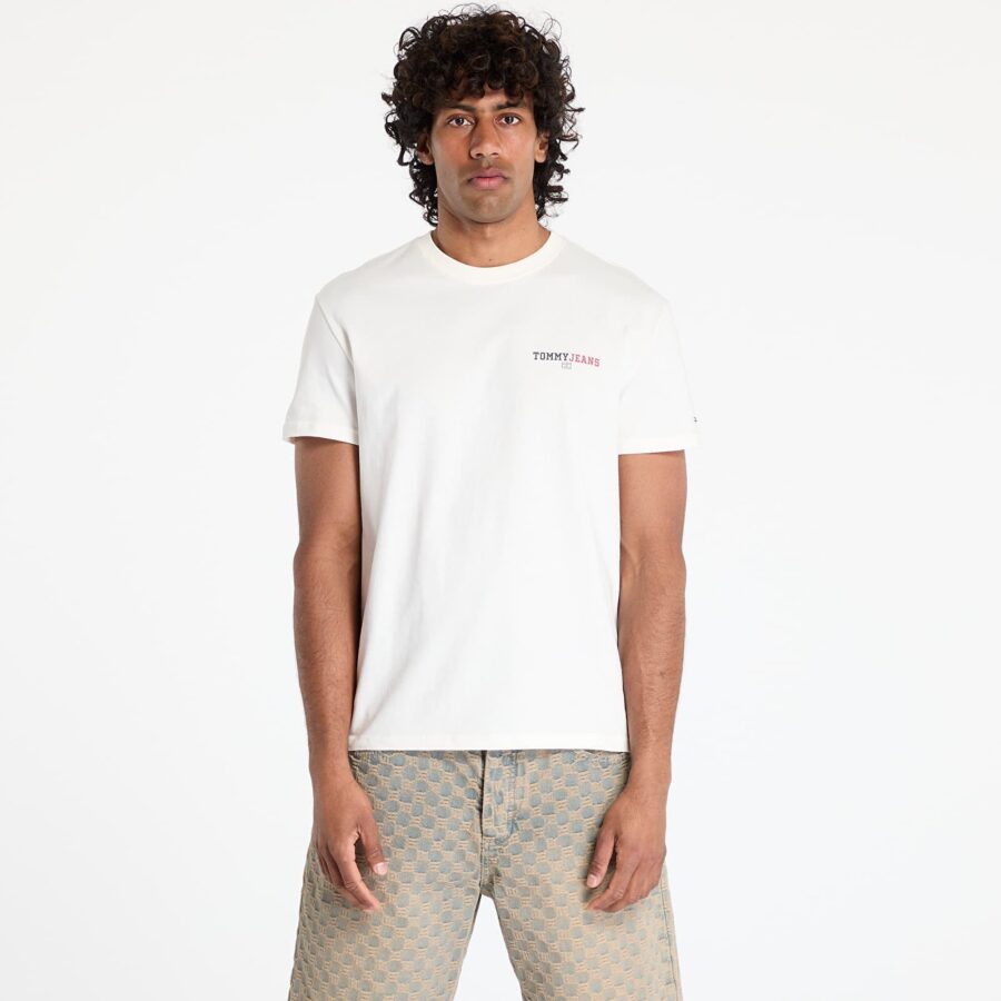 Póló Tommy Jeans Reg Dna Graphic Tee White S-alacsony-ár