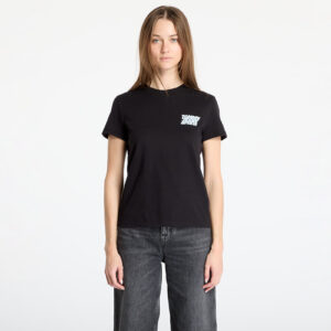 Póló Tommy Jeans Reg Tj Bubble Tee Black XS-alacsony-ár