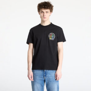 Póló Tommy Jeans Regular 4Colors Crest Tee Black L-alacsony-ár